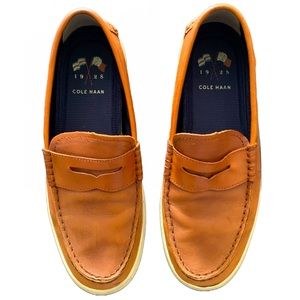 Cole Haan Men's Nantucket Brown Penny Loafer Shoes Size 8.5 Medium